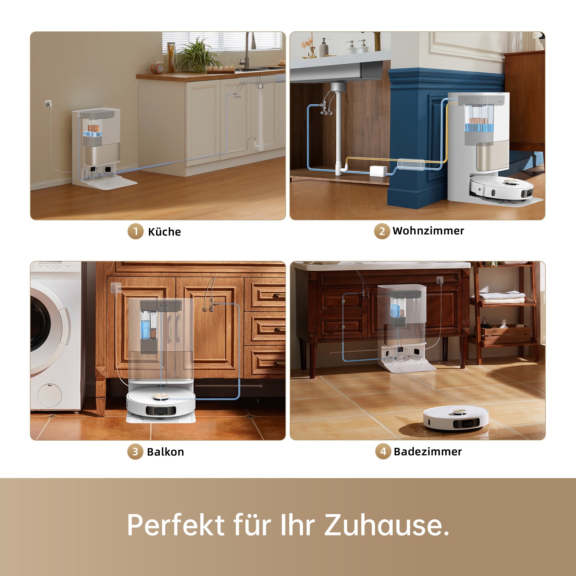 Wasseranschluss-Kit für automatisches Nachfüllen und Entleeren für L10sProUltra/X30Ultra/X40Ultra/L40Ultra/L10sUltraGen2/X50UltraComplete