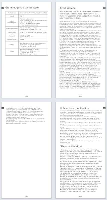 Avertissements et consignes de sécurité