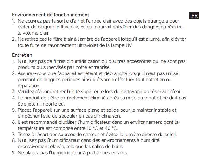 Avertissements et consignes de sécurité