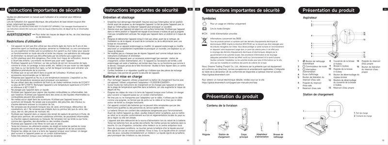 Avertissements et consignes de sécurité