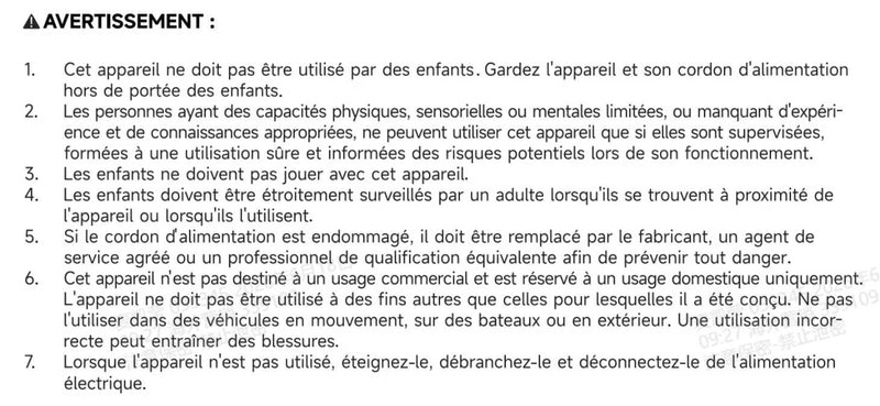 Avertissements et consignes de sécurité