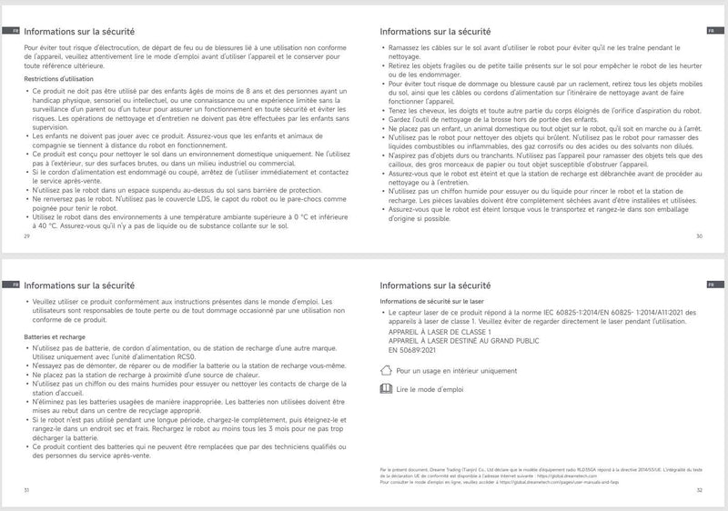 Avertissements et consignes de sécurité