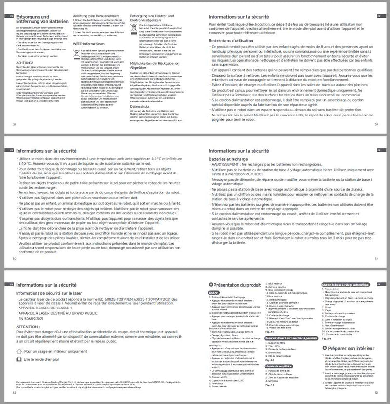 Avertissements et consignes de sécurité
