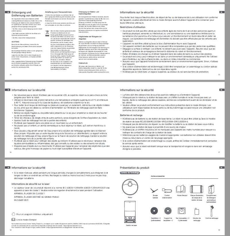 Avertissements et consignes de sécurité