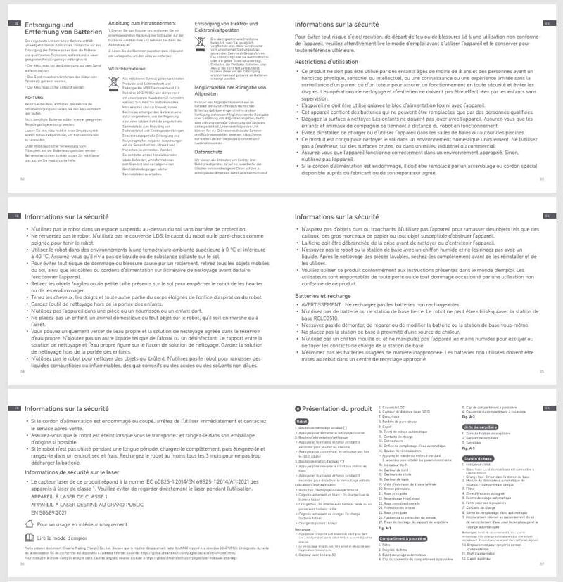 Avertissements et consignes de sécurité