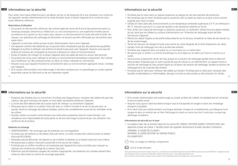 Avertissements et consignes de sécurité