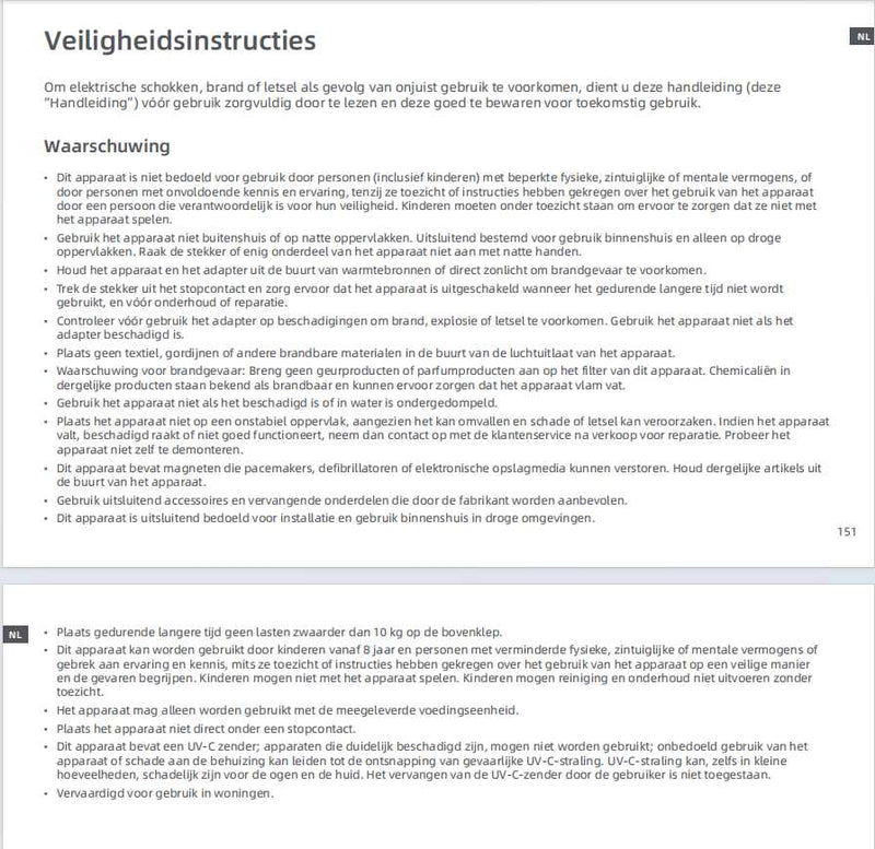 Waarschuwingen en veiligheidsinformatie