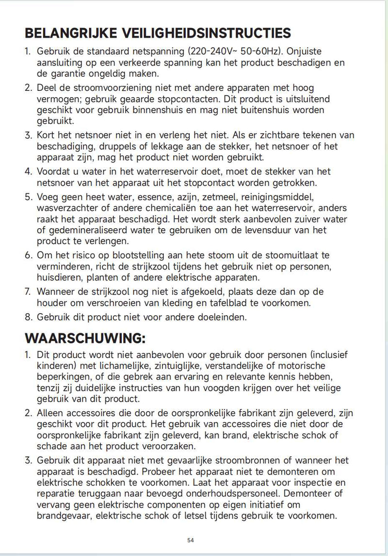 Waarschuwingen en veiligheidsinformatie