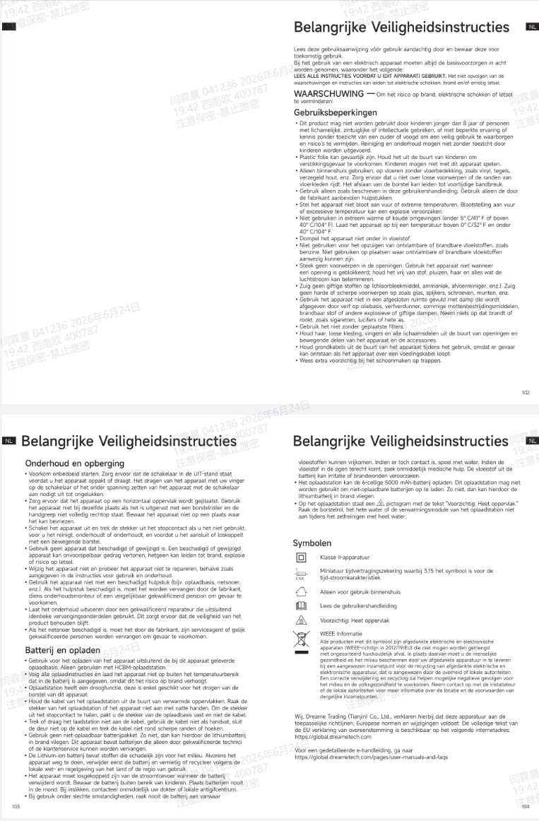 Waarschuwingen en veiligheidsinformatie