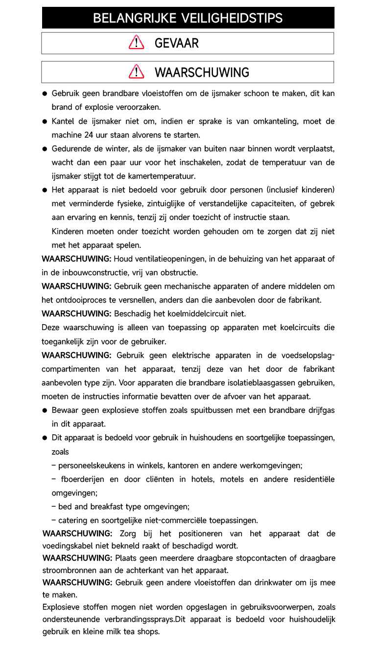 Waarschuwingen en veiligheidsinformatie