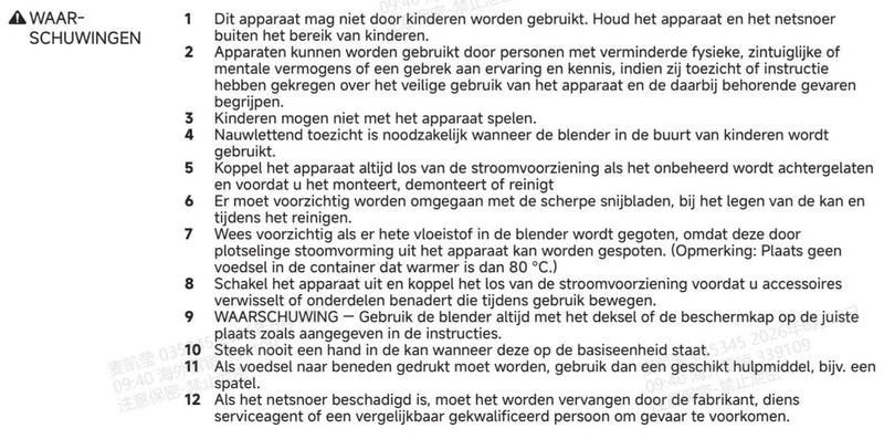 Waarschuwingen en veiligheidsinformatie