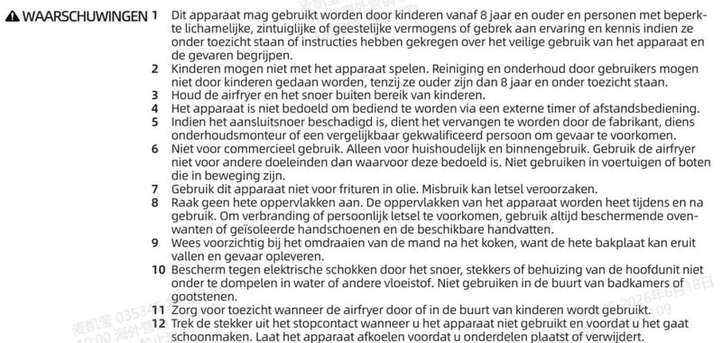 Waarschuwingen en veiligheidsinformatie