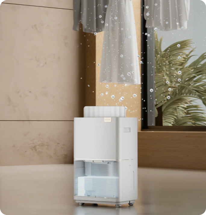 Un débit d’air puissant pour un linge rapidement sec