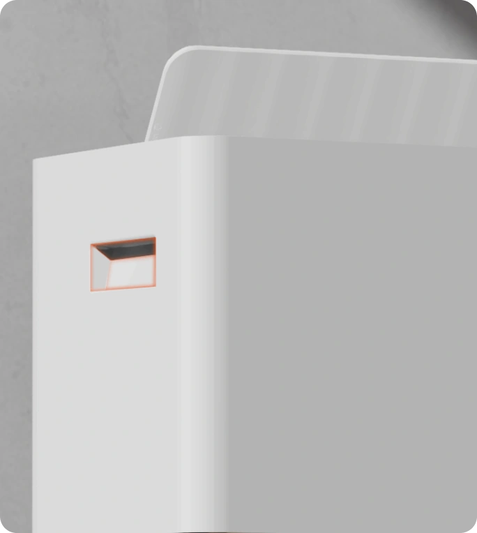 Poignée dissimulée — Design épuré, <br class="dd20c-small-hide">pratique à utiliser