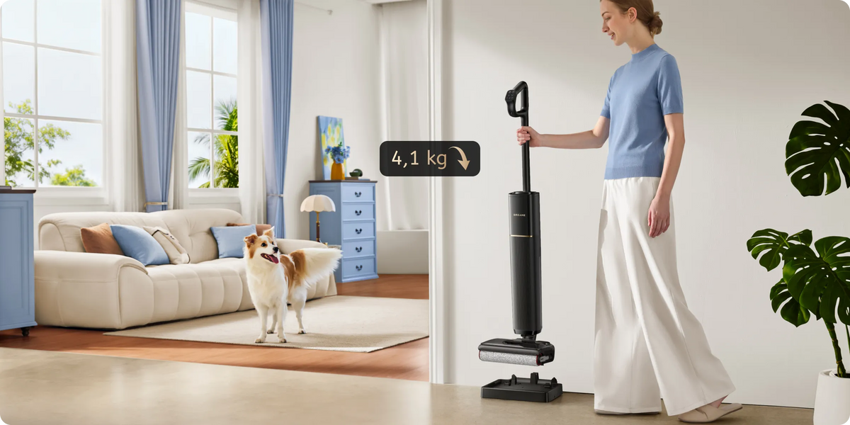 Conception ultra-légère de 4,1 kg*, facile à transporter et à manier