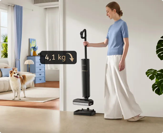 Conception ultra-légère de 4,1 kg*, facile à transporter et à manier