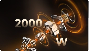 Puissant moteur 2 000 W