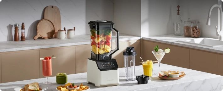 Gobelets mélangeurs <span class="powblender_c-yellow">Tritan™</span> 2,0 l <br class="powblender_c-small-hide">et 700 ml