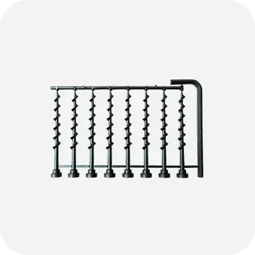 Vis ×8 et clé hexagonale ×1