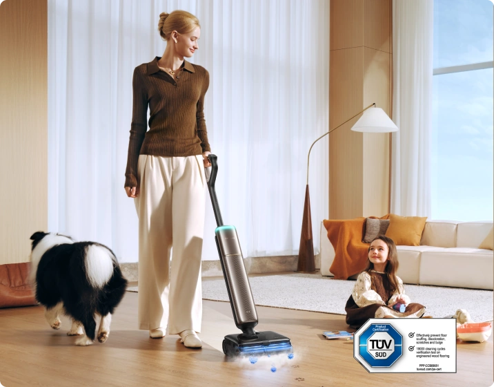 SaunaClean™ 200 °C stoom voor babyveilige hygiëne
