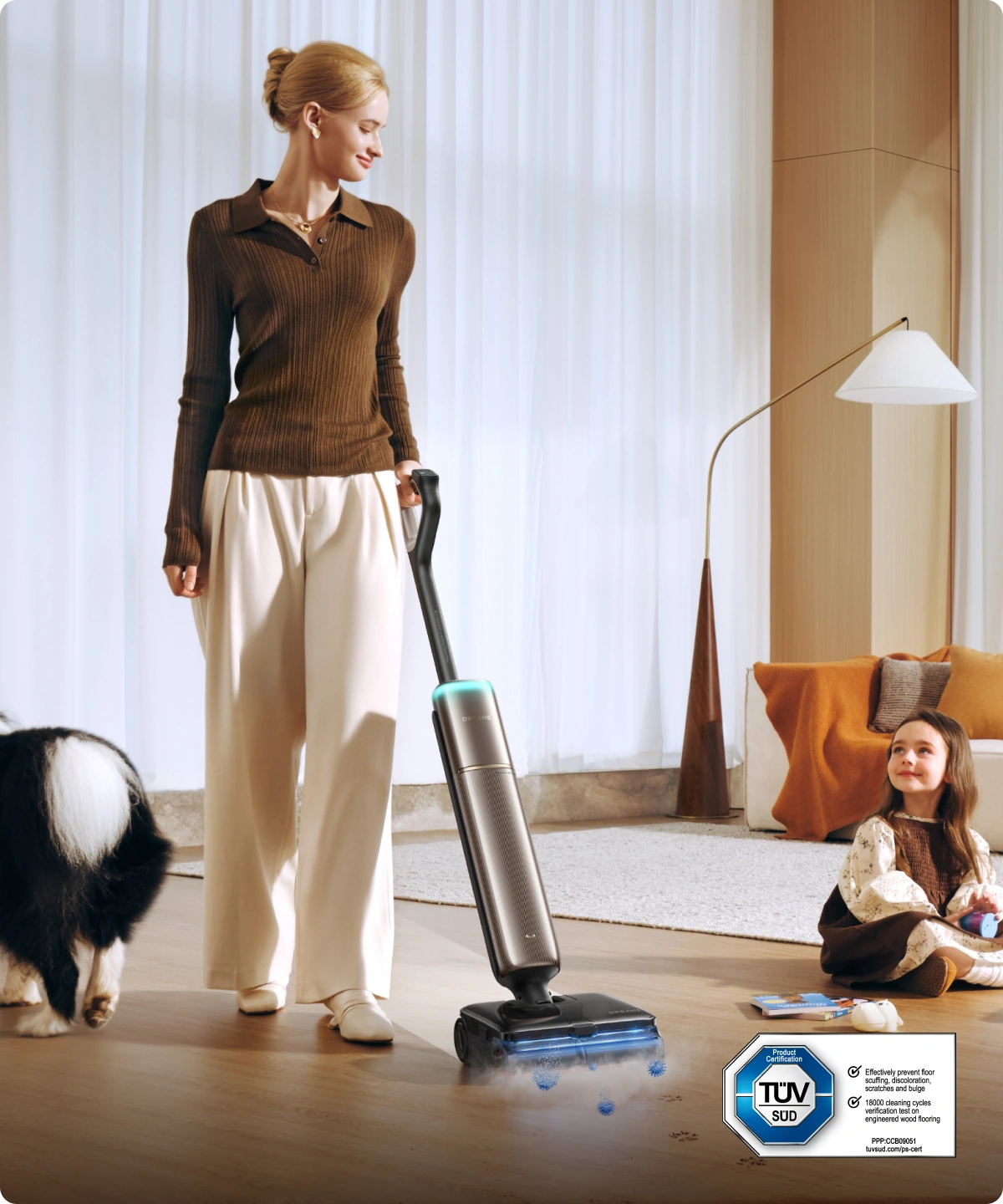 SaunaClean™ 200 °C stoom voor babyveilige hygiëne